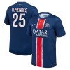 Paris Saint-Germain Nuno Mendes 25 Koti 2024-25 - Jalkapallo Pelipaidat (S/S) Paris Saint-Germain Nuno Mendes 25 Koti 2024-25 - Jalkapallo Pelipaidat (S/S)